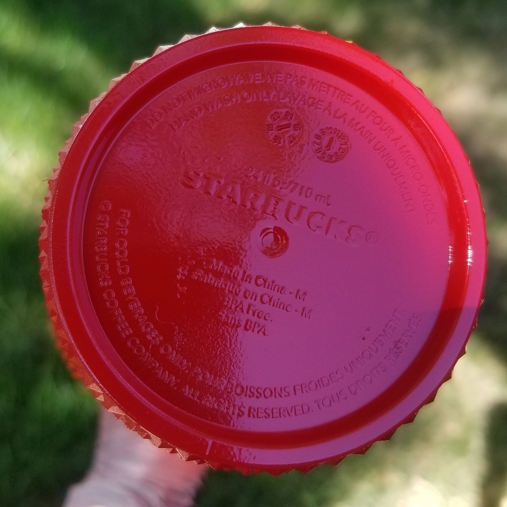 🆕️Starbucks, Custom, Apple Red Studded Tumbler - Picture 6 of 10